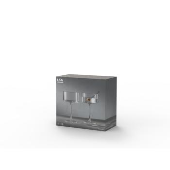 L.S.A. | G1069-10-301B | Otis Champagne/Cocktail Glass 9oz Clear x 2