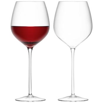 L.S.A. | G939-27-991B | Wine Red Wine Glass 25oz Clear x 2