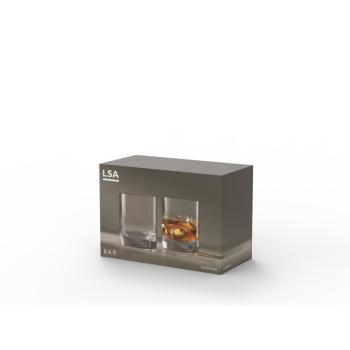 L.S.A. | G068-10-991B | Bar Tumbler 8oz Clear x 2