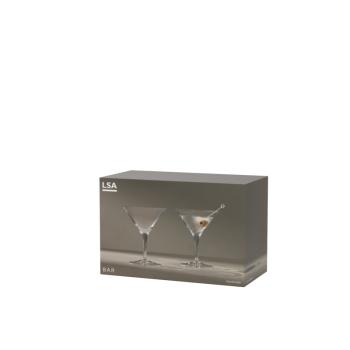 L.S.A. | G715-06-991B | Bar Martini Glass 6oz Clear x 2