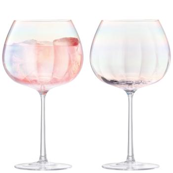 L.S.A. | G1443-23-401B | Pearl Balloon Goblet 22oz Mother of Pearl x 2
