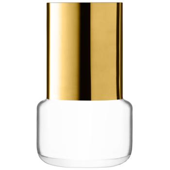 L.S.A. | G1746-17-358 | Aurum Vase H17cm Clear/Gold