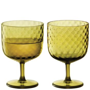L.S.A. | G1750-12-387 | Dapple Wine Glass 325ml Woodland Green Set of 2 Pieces