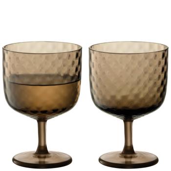 L.S.A. | G1750-12-132 | Dapple Wine Glass 325ml Earth Brown Set of 2 Pieces