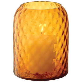 L.S.A. | G1755-16-131 | Dapple Vase/Lantern H16cm Sun Amber