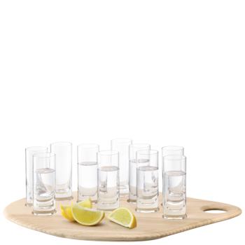 L.S.A. | G1759-10-301 | Palette Shot Set & Ash Board W28cm/L40cm Clear