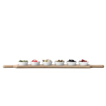 L.S.A. | P219-08-517 | Paddle Serving Bowls Set of 6 Pieces