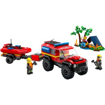 60412 | 4x4 Fire Truck with Rescue Boat