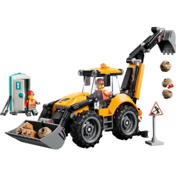 Preview: 60480 | Yellow Backhoe Loader
