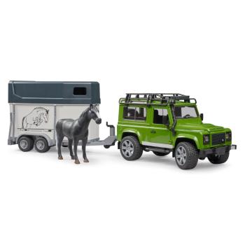 02592 | Land Rover Defender With Horse Trailer