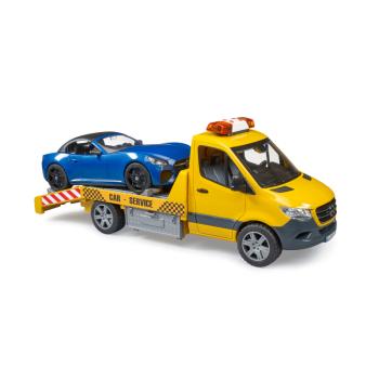 02675 | MB Sprinter Car Transporter With Light & Sound Module And Bruder Roadster