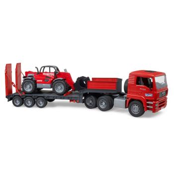 02774 | MAN TGA Truck With Low Loader Trailer And Manitou Telehandler