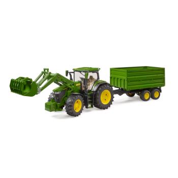 03155 | John Deere 7R 350 With Frontloader And TandemaXLe Tipping Trailer