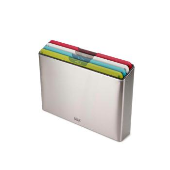 Joseph Joseph | 60226 | Folio Icon 4 Cutting Boards In Steel Holder