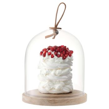 LSA | G1048-15-301 | Ivalo Serving Dome With Wooden Base Ø 15cm