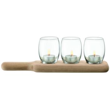 LSA | G1116-06-301 | Paddle Tealight Holder Set Of 3 Pieces