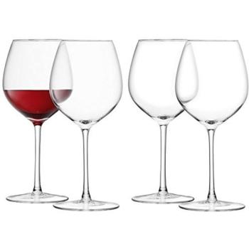 LSA | G1152-14-301 | Wine Wine Glass Red 400ml Set Of 4 Pieces