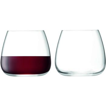LSA | G1425-14-191 | Wine Culture Stemless Wine Glass 385ml Set Of 2 Pieces