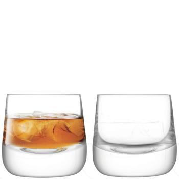 LSA | G1501-08-170 | Bar Culture Whisky Glass 220ml Set Of 2 Pieces