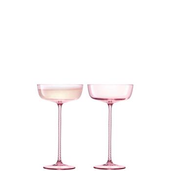 LSA | G1554-07-163 | Champagne Theatre Champagne Saucer 190ml Set Of 2 Pieces