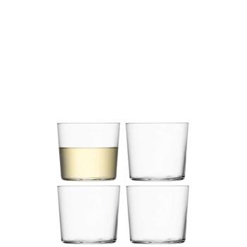 LSA | G060-09-992A | Gio Glass Tumbler Low 310ml Set Of 4 Pieces