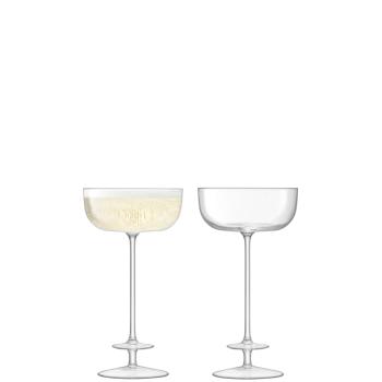 LSA | G1557-07-301 | Champagne Theatre Champ. Saucer 210ml Set Of 2 Pieces
