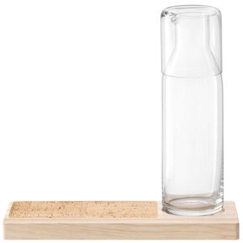 LSA | G1676-00-301 | Plateau Carafe Set L28cm Clear/Ash/Cork