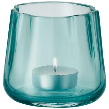 LSA | G1706-08-895 | Lagoon Tealight Holder/Vase H8cm Sea Green