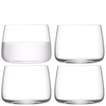 LSA | G1719-13-301 | Metropolitan Stemless Glass 360ml Clear x 4