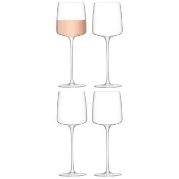 LSA | G1720-13-301 | Metropolitan Wine Glass 350ml Clear x 4
