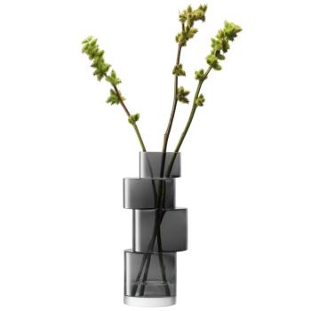 LSA | G1729-35-970 | Tier Vase H35cm Slate Grey