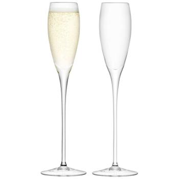 LSA | G279-07-991B | Wine Champagne Flute 5oz Clear x 2