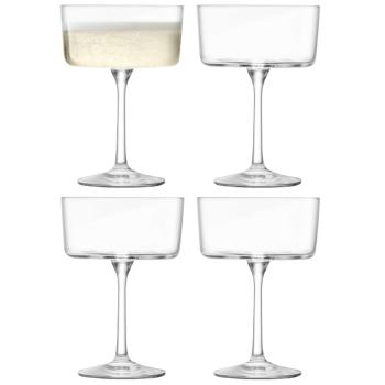 LSA | G1768-08-301 | Gio Champagne/Cocktail Glass 230ml Clear x 4