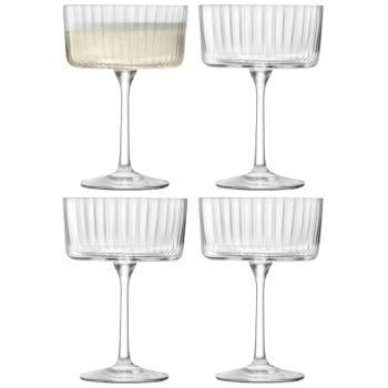 LSA | G1768-08-304 | Gio Line Champagne/Cocktail Glass 230ml Clear x 4
