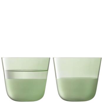 LSA | G1747-09-127 | Arc Contrast Tumbler 260ml Moss x 2