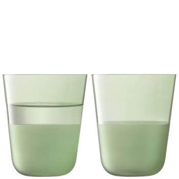 LSA | G1747-14-127 | Arc Contrast Tumbler 380ml Moss x 2