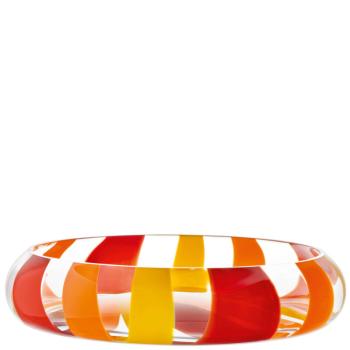 LSA | G1789-36-645 | Folk Two-Sided Bowl Ø 36cm Orange/Red/Yellow