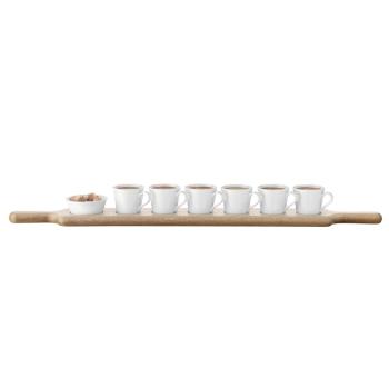 LSA | P221-00-517 | Paddle Espresso Set Of 7 Pieces