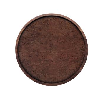 LSA | W180-04-040 | City Serving Tray Ø 40cm Walnut