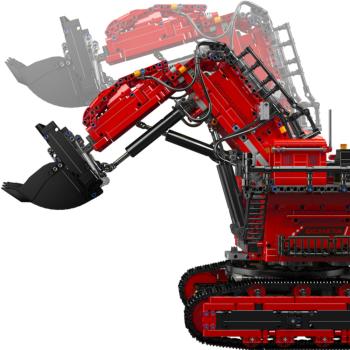 Preview: 17071 | Heavy-duty Excavator Red