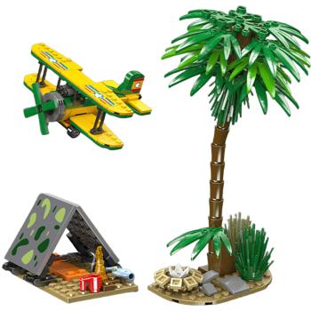 Preview: 29001 | Brachiosaurus & Biplane Camp