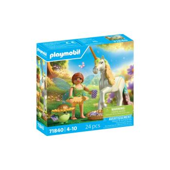 71840 | Collectible Unicorn: Rainbow Flower with Fairy
