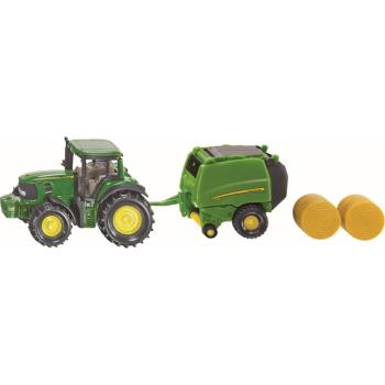 1665 | John Deere Tractor with Round Baler