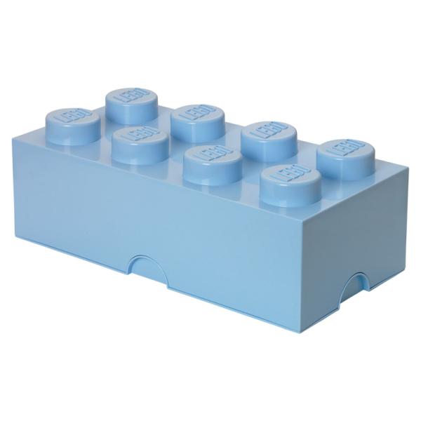 40041736 | Storage Brick 2x4 Light Royal Blue