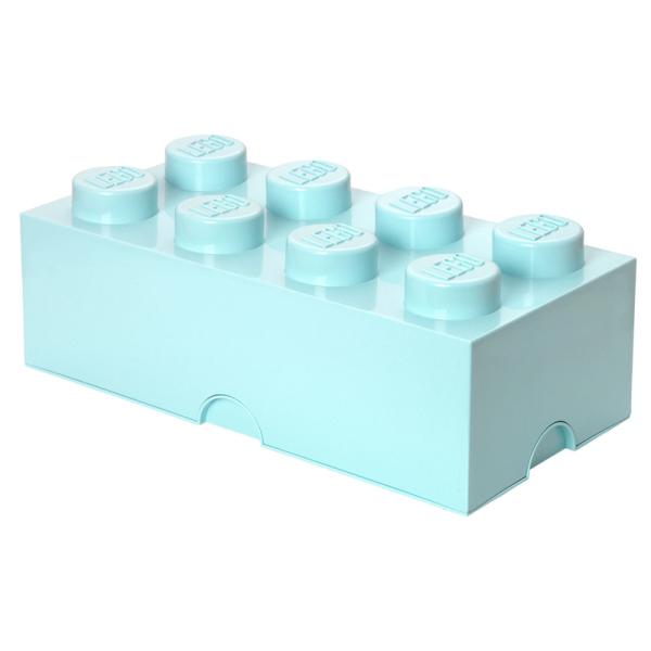 40041742 | Storage Brick 2x4 Aqua Blue