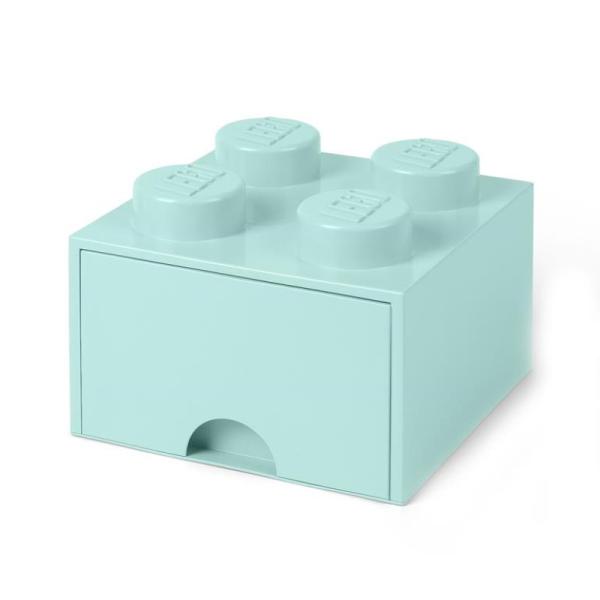 40051742 | Storage Drawer Brick 2x2 Aqua Blue