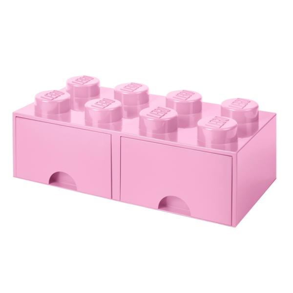40061738 | Storage Drawer Brick 2x4 Bright Purple