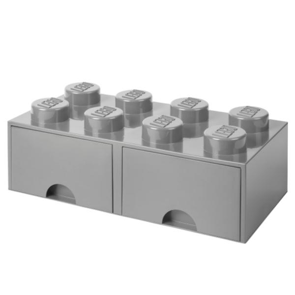 40061740 | Storage Drawer Brick 2x4 Light Grey