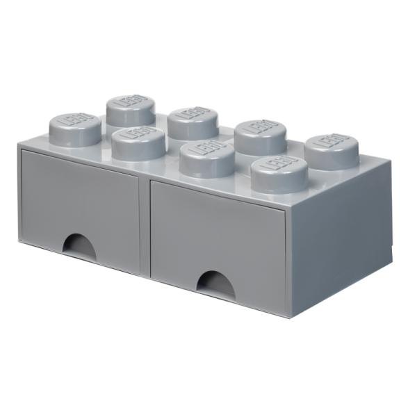 40061754 | Storage Drawer Brick 2x4 Dark Grey