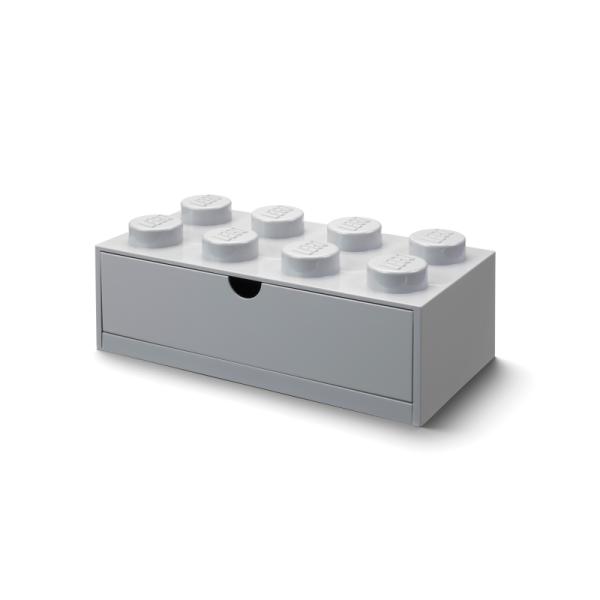40211740 | Storage Drawer Brick 2x4 Light Grey